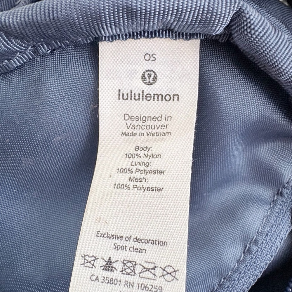 Lululemon Ahletica Slate Blue Unisex All hours Belt Bag Sz Small - Picture 9 of 13